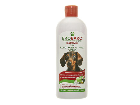 БиоВакс 355 мл шампунь для короткошерстных собак