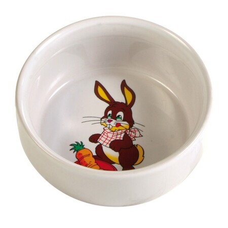 TRIXIE 0,3 л 11 см миска для кроликов керамическая.