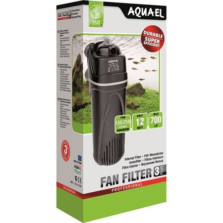AQUAEL FAN-3 plus 9,8 Вт, 700 л/ч внутренний фильтр для аквариумов от 150 до 250 л