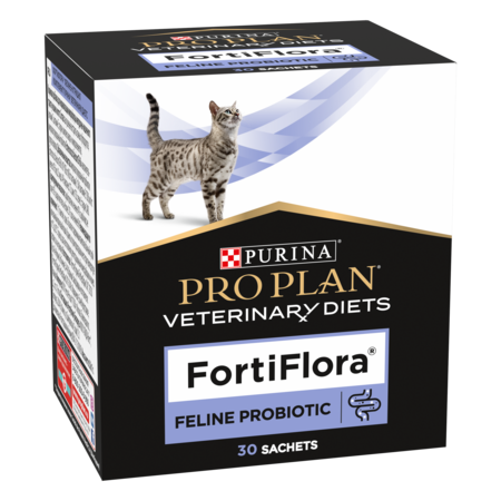 PRO PLAN VETERINARY DIETS FortiFlora 30 г пищевая добавка для кошек для поддержания баланса микрофлоры