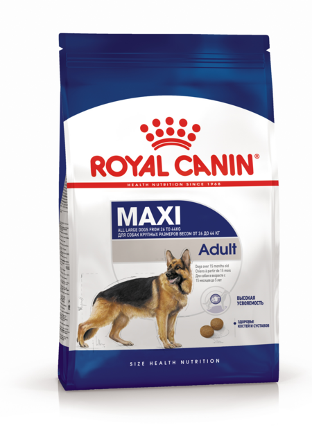 ROYAL CANIN MAXI ADULT корм для собак от 15 месяцев до 5 лет