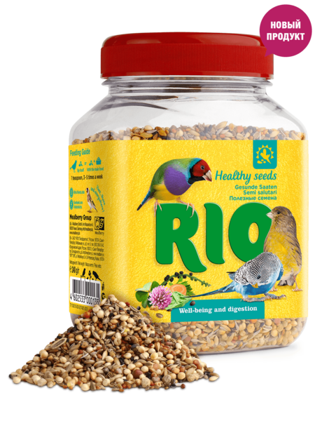 RIO Healthy seeds 240 г лакомство полезные семена