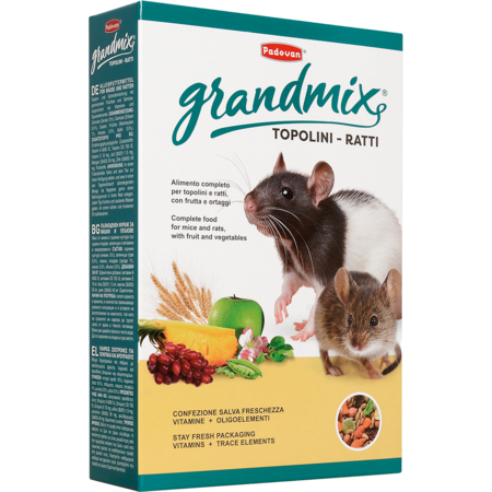 PADOVAN GRANDMIX TOPOLINE E RATTI корм для взрослых мышей и крыс комплексный основной