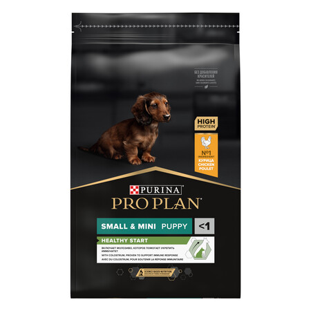 PRO PLAN® Healthy Start сухой корм для щенков, беременных и кормящих собак мелких и карликовых пород с курицей