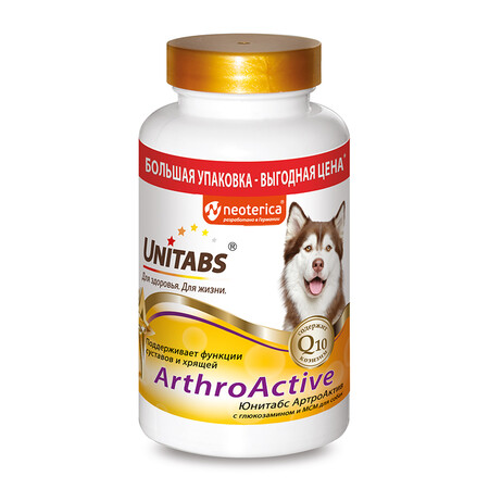 UNITABS ArthroАctive с Q10 200 таб для собак при болезнях суставов