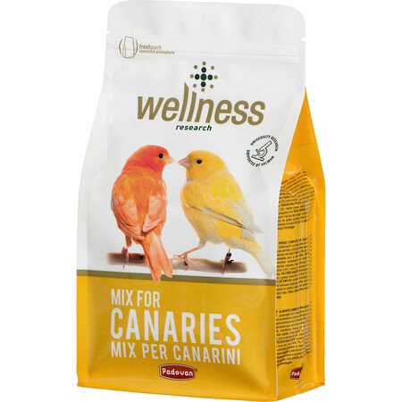 PADOVAN Wellness mix for canaries 1 кг полнорационный корм для канареек