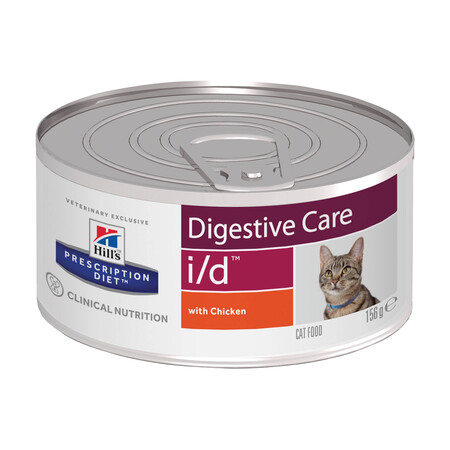 Hill`s Prescription Diet i/d Digestive Care 156 г консервы для кошек с расстройствами пищеварения курица