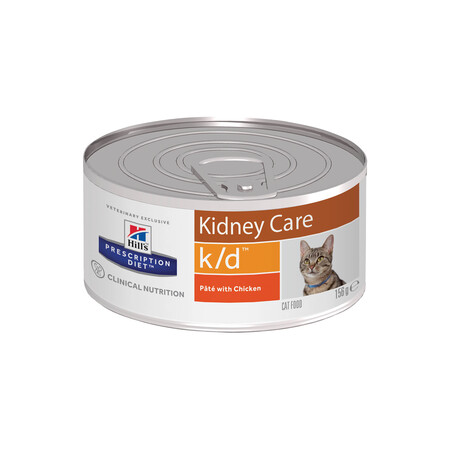 Hill`s Prescription Diet k/d Kidney Care 156 г консервы для кошек с заболеваниями почек курица