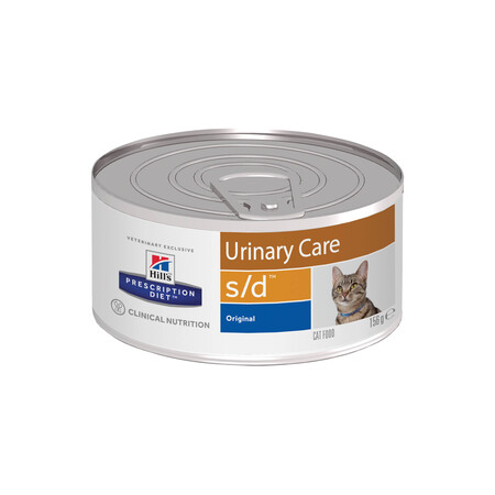 Hill`s Prescription Diet s/d Urinary Care 156 г консервы для кошек для растворения струвитных уролитов