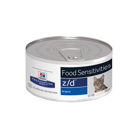 Hill`s Prescription Diet z/d Food Sensitivities 156 г консервы для кошек с острыми пищевыми аллергиями