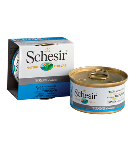 SCHESIR 85 г консервы для кошек тунец в собственном соку
