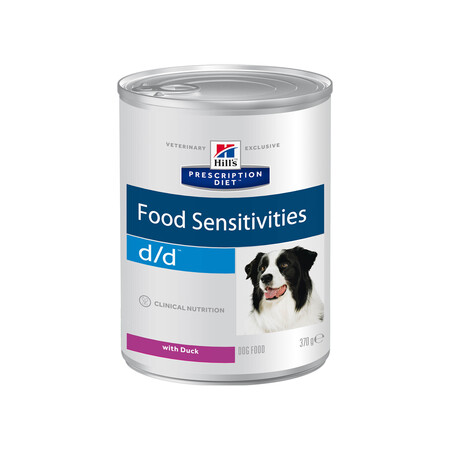 Hill`s Prescription Diet d/d Food Sensitivities 370 г консервы для собак с пищевыми аллергиями утка