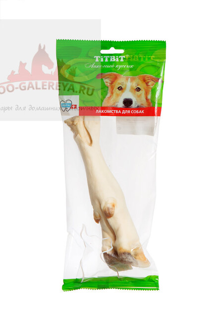TITBIT 85 г нога баранья для собак полипропиленовый пакет.
