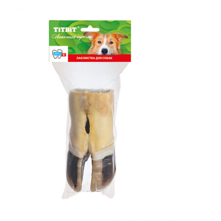 TITBIT 480 г путовый сустав говяжий для собак полипропиленовый пакет.