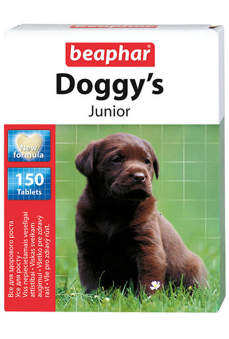 BEAPHAR Doggy`s Junior 150 таблеток витаминизированное лакомство для щенков