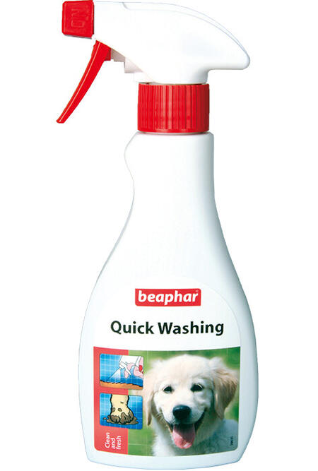 BEAPHAR Quick Washing 250 мл экспресс-шампунь без использования мыла и воды для собак и лошадей