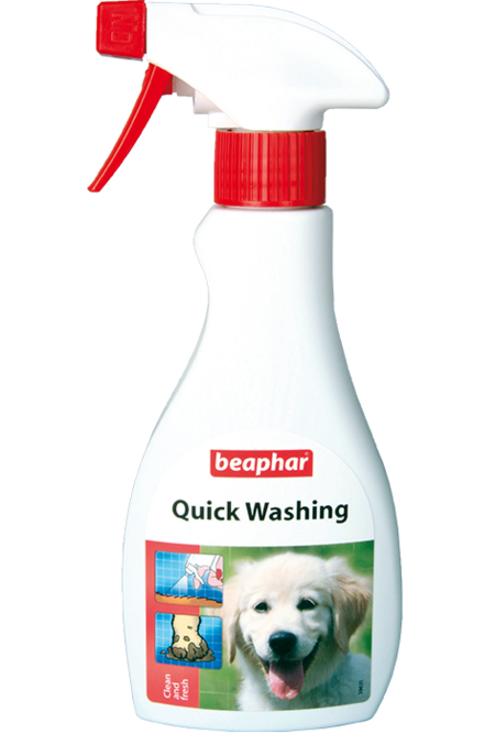 BEAPHAR Quick Washing 250 мл экспресс-шампунь без использования мыла и воды для собак и лошадей