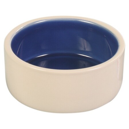 TRIXIE 0,35 л 12 см миска керамическая для собаки кремово-голубая