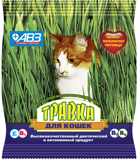 АВЗ ТРАВКА 30 г для кошек пакет