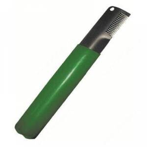 Hello PET тримминг редкий с ручкой зеленый