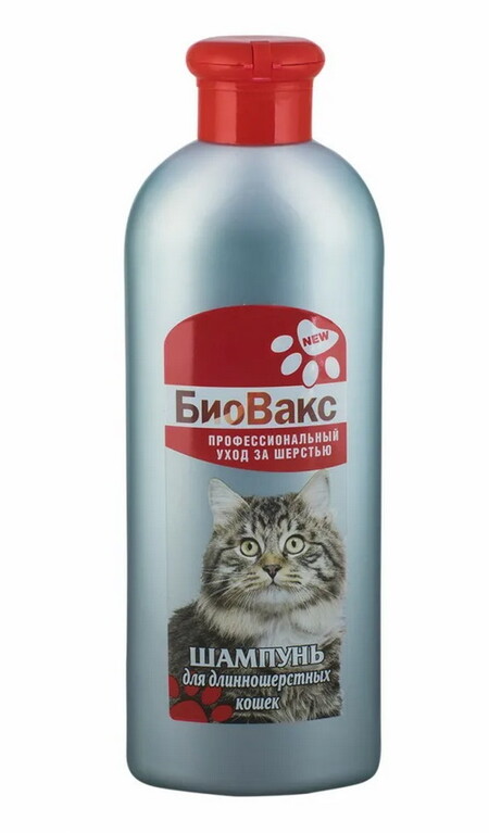 БиоВакс 355 мл шампунь для длинношерстных кошек