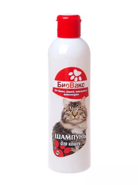 БиоВакс 250 мл шампунь инсектицидный для кошек