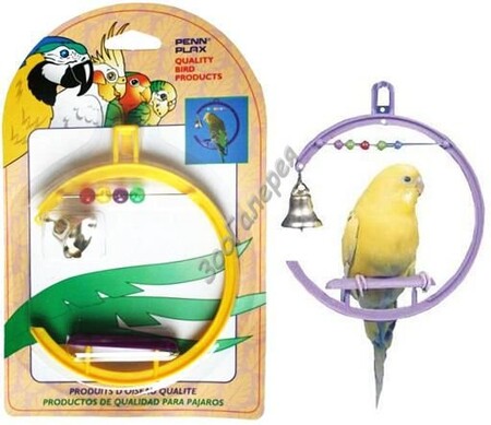 PENN-PLAX качели для птиц со счетами и колокольчиком