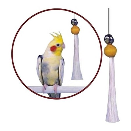 PENN-PLAX Игрушка для птиц КИСТОЧКА С БУБЕНЧИКОМ большая