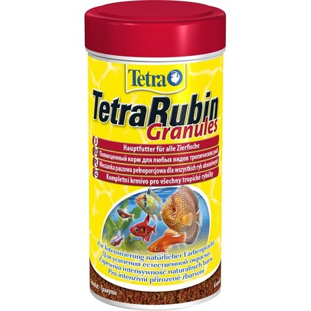 Tetra Rubin Granules 250 мл корм в виде гранул с натуральными добавками для усиления естественной окраски рыб