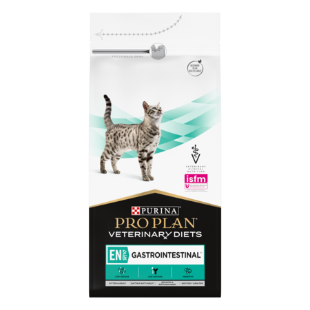 PRO PLAN VETERINARY DIETS EN ST/OX Gastrointestinal 1,5 кг cухой корм для котят и взрослых кошек диетический при расстройствах пищеварения