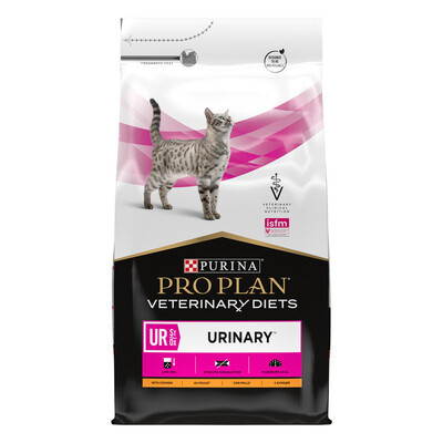 PRO PLAN® Veterinary Diets UR St/Ox Urinary 1,5 кг сухой корм для взрослых кошек при болезни мочевыводящих путей, с курицей