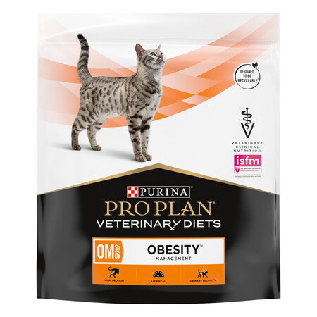 PRO PLAN VETERINARY DIETS OM ST/OX Obesity Management 350 г сухой корм для кошек диетический для снижения избыточной массы тела