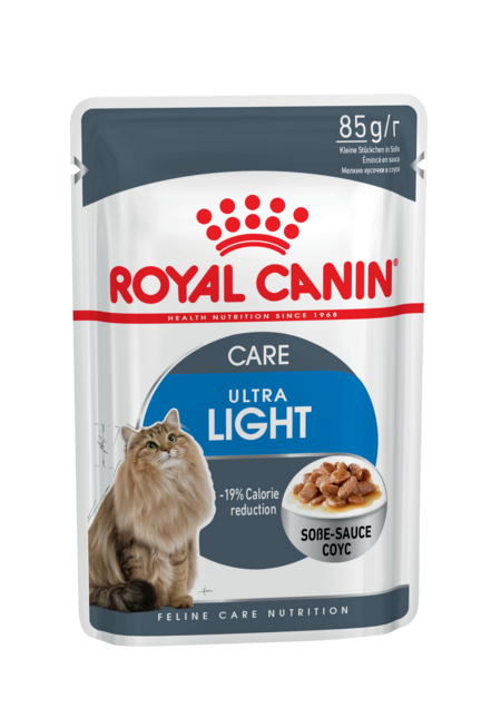ROYAL CANIN LIGHT WEIGHT CARE 85 г пауч соус влажный корм для кошек старше 1-го года, склонных к полноте