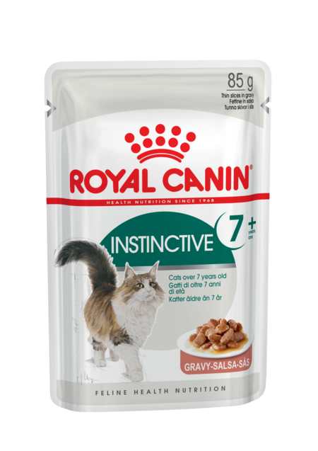 ROYAL CANIN INSTINCTIVE +7 85 г пауч соус влажный корм корм для кошек старше 7 лет