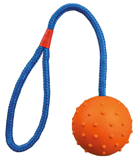 TRIXIE 30 см х 6см игрушка для собак мяч на веревке