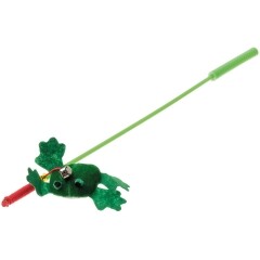 ZooOne дразнилка удочка с игрушкой лягушка