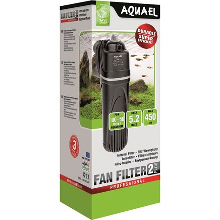 AQUAEL FAN-2 plus 5,2 Вт, 450 л/ч внутренний фильтр для аквариумов от 100 до 150 л