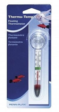 PENN-PLAX термометр для аквариума спиртовой плавающий с присоской