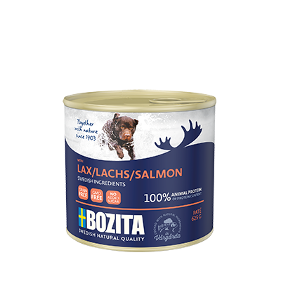 BOZITA Salmon 625 г консервы для собак мясной паштет с лососем