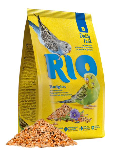 RIO 1000 г корм для волнистых попугайчиков основной рацион