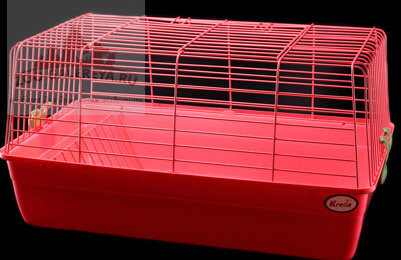 KREDO Клетка для кроликов в коробке 60х36х40 см с кормуш. для сена