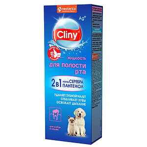 CLINY 100 мл жидкость для полости рта для собак и кошек