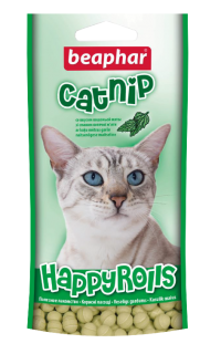 BEAPHAR Rouletties Catnip 80 шт лакомство для кошек с кошачьей мятой