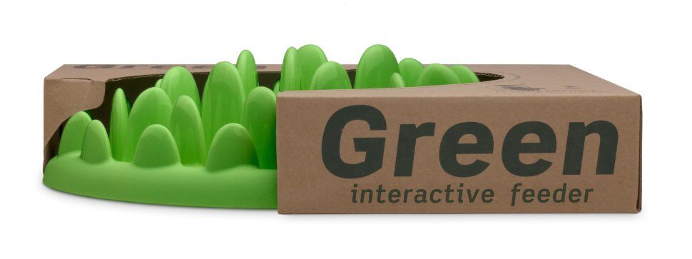 NORTHNATE GREEN Миска интерактивная для собак зеленая