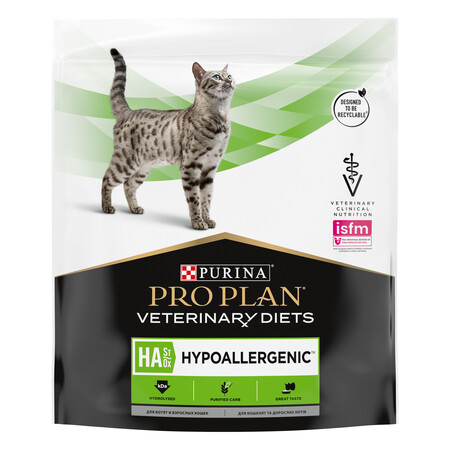 PRO PLAN VETERINARY DIETS HA ST/OX Hypoallergenic 325 г сухой корм для кошек диетический при пищевой непереносимости