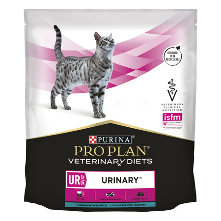 PRO PLAN VETERINARY DIETS UR ST/OX Urinary 350 г сухой корм для кошек диетический при болезнях нижних отделов мочевыводящих путей, с океанической рыбой