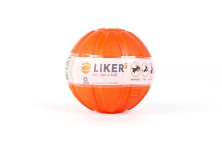 LIKER Мячик Лайкер, диаметр 5см, оранжевый