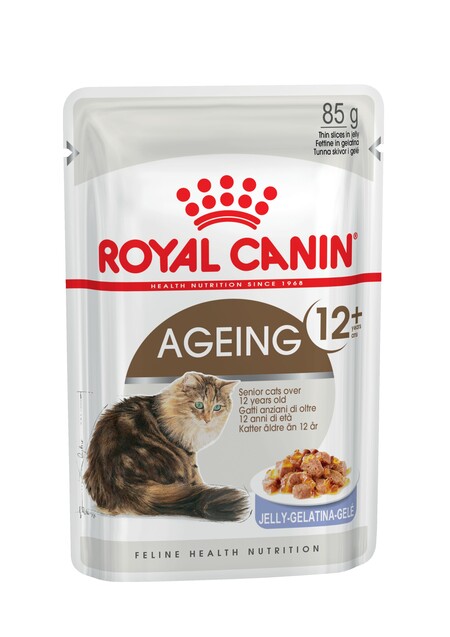 ROYAL CANIN AGEING +12 85 г пауч желе влажный корм для кошек старше 12 лет