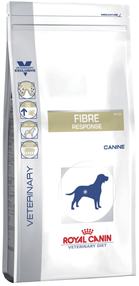 ROYAL CANIN VD FIBRE RESPONSE FR23 2 кг корм с повышенным содержанием клетчатки для собак при нарушениях пищеварения