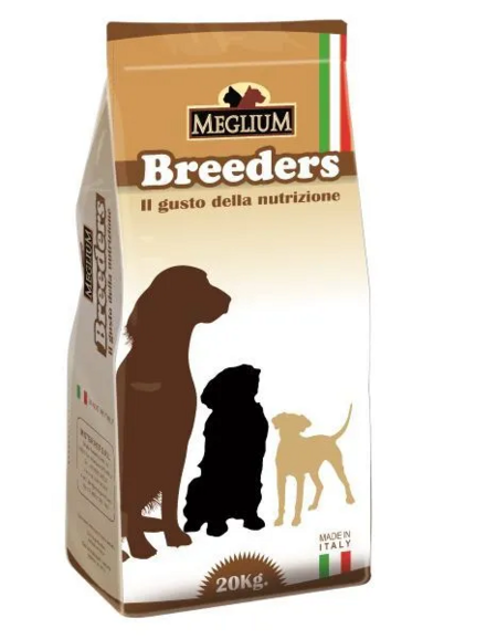 MEGLIUM ADULT BREEDERS Корм сухой 20 кг для взрослых собак